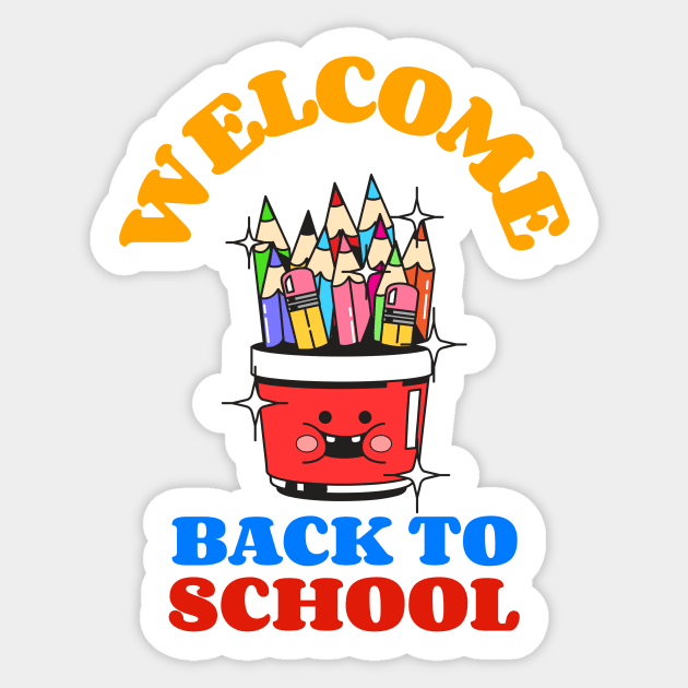 Welcome Back To School Sticker by MONMON-75